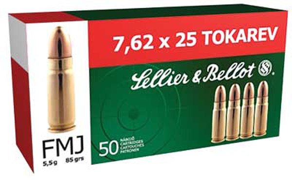 S&B 7.62X25 85 FMJ 50 - Smith Savings Week